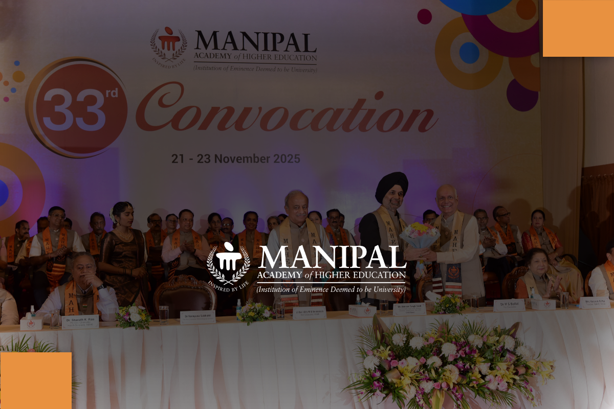 Reinventing in the Age of AI: Key Message from MAHE Alumnus at the 33rd Convocation