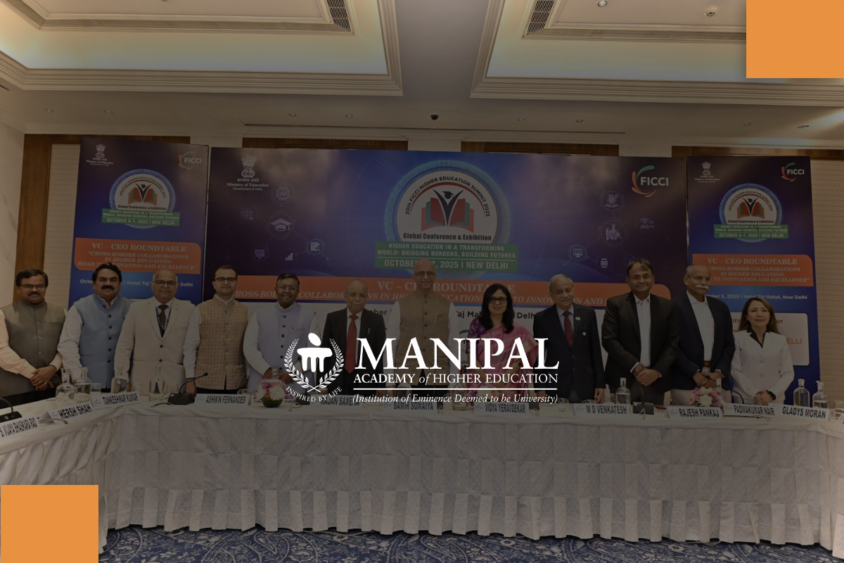 MAHE honoured with FICCI award for Excellence in Research & Innovation 2025