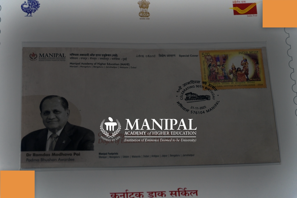 Special Postal Cover Launched at MAHE’s 33rd Convocation to Honour Chancellor Dr. Ramdas M. Pai