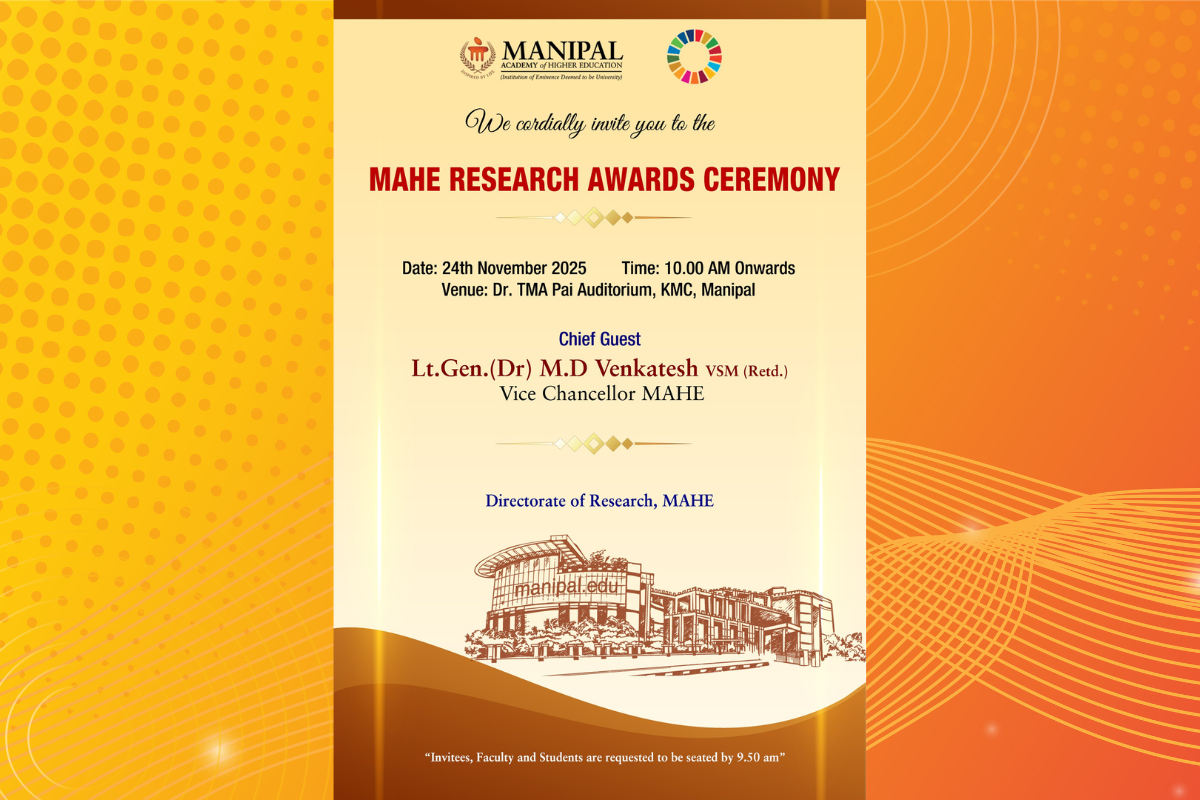 MAHE Annual Research Award Ceremony 2025