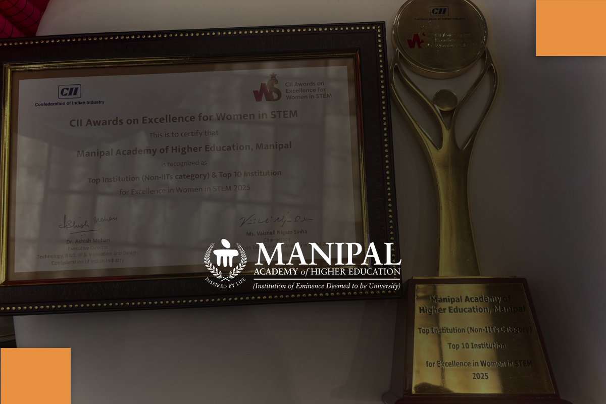 MAHE bags CII Award on Excellence for Women in STEM for the consecutive year