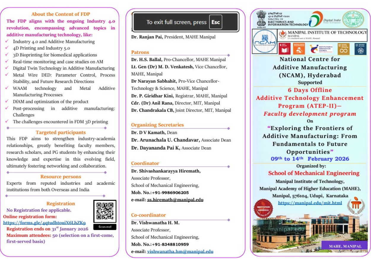 Additive Technology Enhancement Program (ATEP-II),