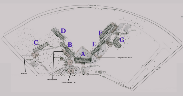 College Lay out Plan Block wise
